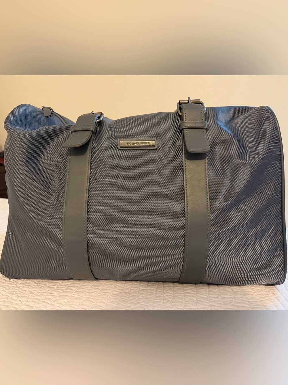 Michael Kors Men's Charcoal Gray Duffel